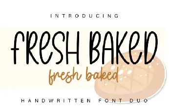 Fresh Baked font