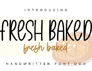 Fresh Baked font