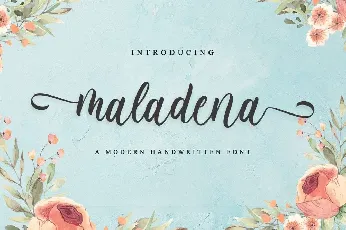 Maladena font