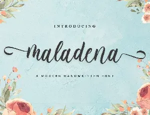 Maladena font