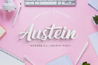 Austein font