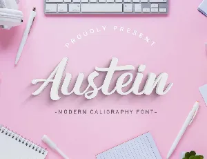 Austein font