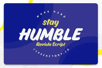 Reviola Script font