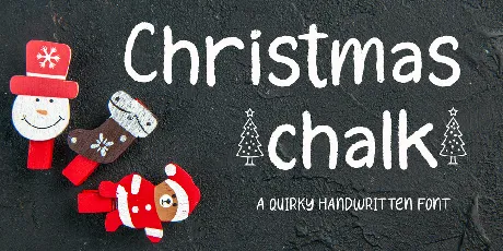 Christmas Chalk font