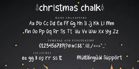 Christmas Chalk font