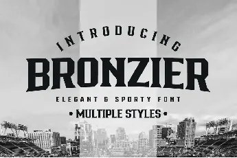 Bronzier font