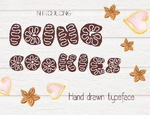 Icing cookies font