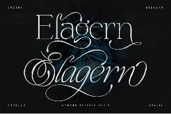 Elagern font