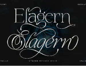 Elagern font