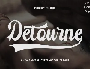 Detourne font