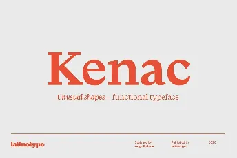 Kenac font