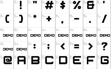 Teknikaler demo font