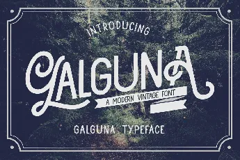 Galguna Free Trial font