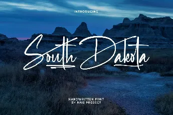 South Dakota Demo font