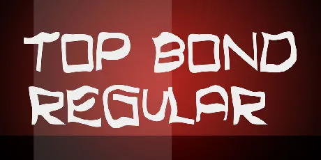 Top Bond font