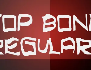 Top Bond font