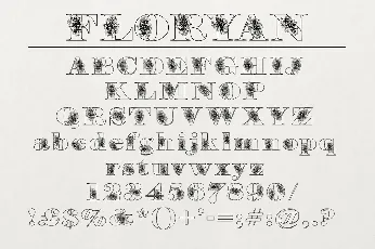 Flory font