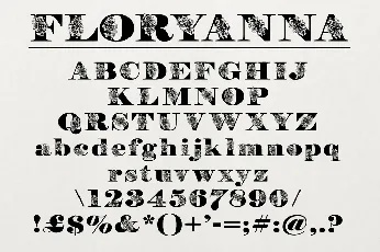 Flory font