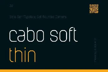 Cabo Soft Thin font