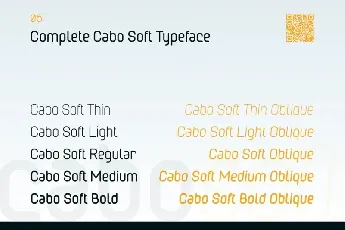 Cabo Soft Thin font