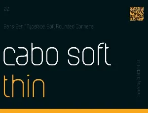 Cabo Soft Thin font