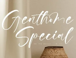 Genthome Special DEMO VERSION font