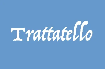 Trattatello font