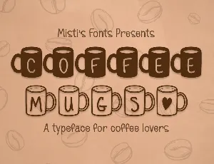 MF Coffee Mugs font