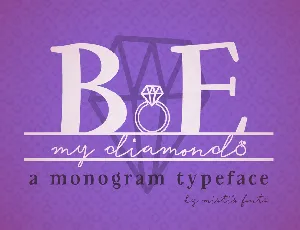 Be My Diamond font