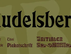 Rudelsberg font
