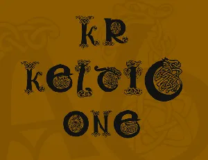 KR Keltic One font