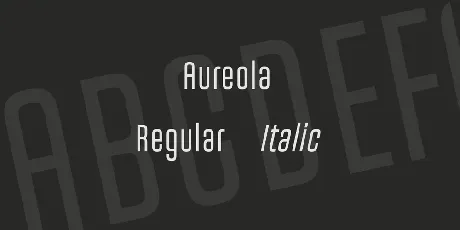 Aureola font