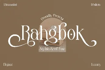 Rahgbok font