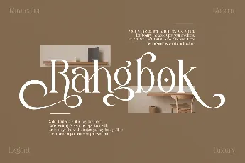 Rahgbok font