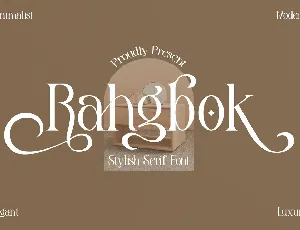 Rahgbok font