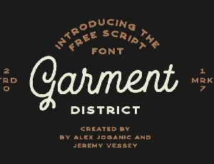 Garment font