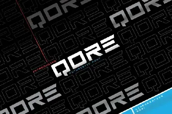 Qore Display font