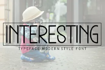 Interesting Display font