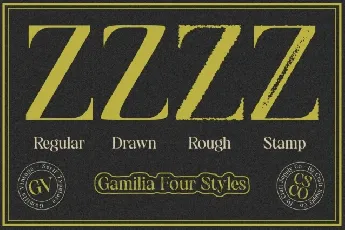 Gamilia Vintage font