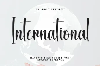 International Display font