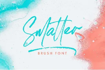 Smatter font