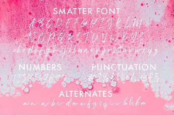 Smatter font