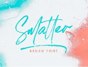 Smatter font