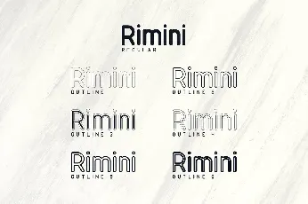 Rimini font