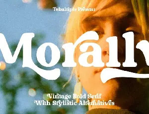 Morally Serif font