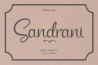 Sandrani font