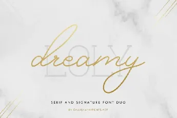 Dreamy loly Duo font