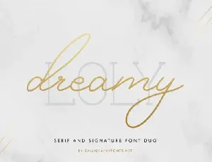 Dreamy loly Duo font