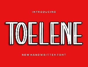 Toelene font