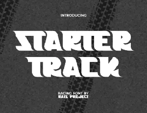 Starter Track font